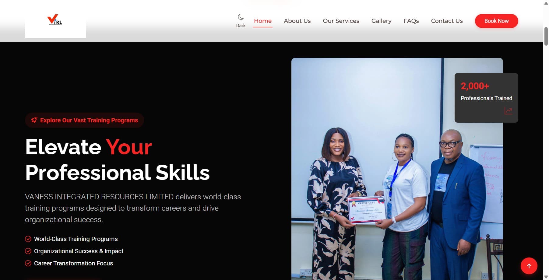 Vaness Integrated Resources website